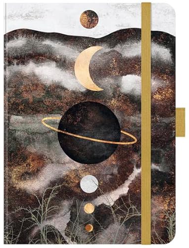 Premium Timer Big Saturn - Kalender 2024 - Korsch-Verlag - Taschenkalender mit Stifthalter, Lesebändchen und Zetteltasche - eine Woche auf 2 Seiten - Buchkalender 12 cm x 17 cm von Korsch Verlag