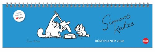 Simons Katze Wochenquerplaner - Kalender 2026 - Simon Tofield - Heye-Verlag - Tischkalender mit Schulferien - 32,5 cm x 9,3 cm Simons Katze Wochenquerplaner - Kalender 2026 - Simon Tofield - Heye-Verlag - Tischkalender mit Schulferien - 32,5 cm x 9,3 cm von Korsch Verlag