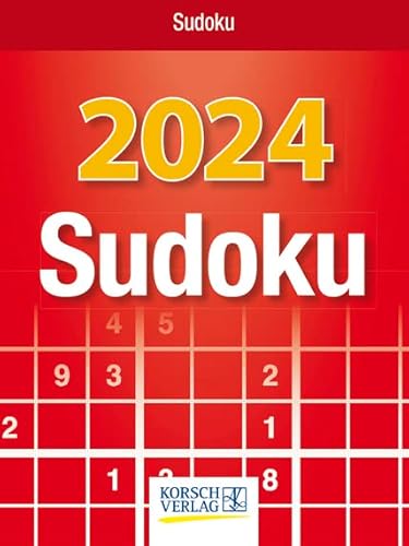 Sudoku - Abreisskalender 2024 - Korsch-Verlag - Tages-Abreisskalender - Jeden Tag ein neues Sudoku - Aufstellbar - 12 cm x 16 cm von Korsch Verlag