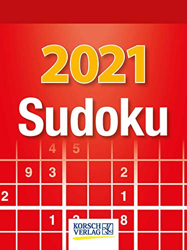 Sudoku - Kalender 2021 - Korsch-Verlag - Tagesabreisskalender - Jeden Tag ein neues Rätsel - 11,8 cm x 15,8 cm von Korsch Verlag