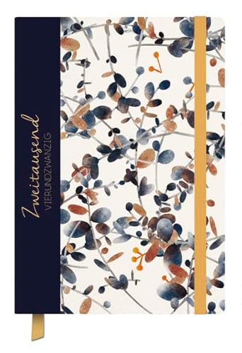 Terminkalender Classic Timer Blütenkunst - Kalender 2024 - Korsch-Verlag - Eine Woche auf zwei Seiten - Terminplaner - 13 cm x 18,5 cm von Korsch Verlag