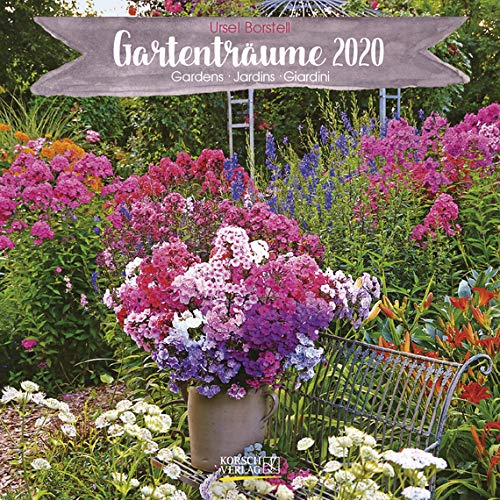 Gartenträume - Broschur Kalender 2020 - Korsch-Verlag - Kalender mit Platz zum Eintragen - offen 30 cm x 60 cm Gartenträume - Broschur Kalender 2020 - Korsch-Verlag - Kalender mit Platz zum Eintragen - offen 30 cm x 60 cm von Korsch