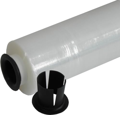 1 Rolle Handstretchfolie 20 my x 50 cm x 300 meter transparant - fur Umzug, Verpackung und bundelung | beidseitig haftender Castfilm - 100% recylebar von Kortpack