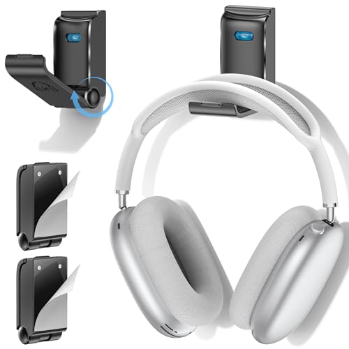 Kosker Gaming Headset Halterung, Universal Faltbar Kopfhörerhalter, Selbstklebend Kopfhörer Halter Tisch für Alle Kopfhörergrößen, Gaming Headset und Kopfhörerdisplay - 2 Stück Schwarz Kosker Gaming Headset Halterung, Universal Faltbar Kopfhörerhalter, Selbstklebend Kopfhörer Halter Tisch für Alle Kopfhörergrößen, Gaming Headset und Kopfhörerdisplay - 2 Stück Schwarz von Kosker