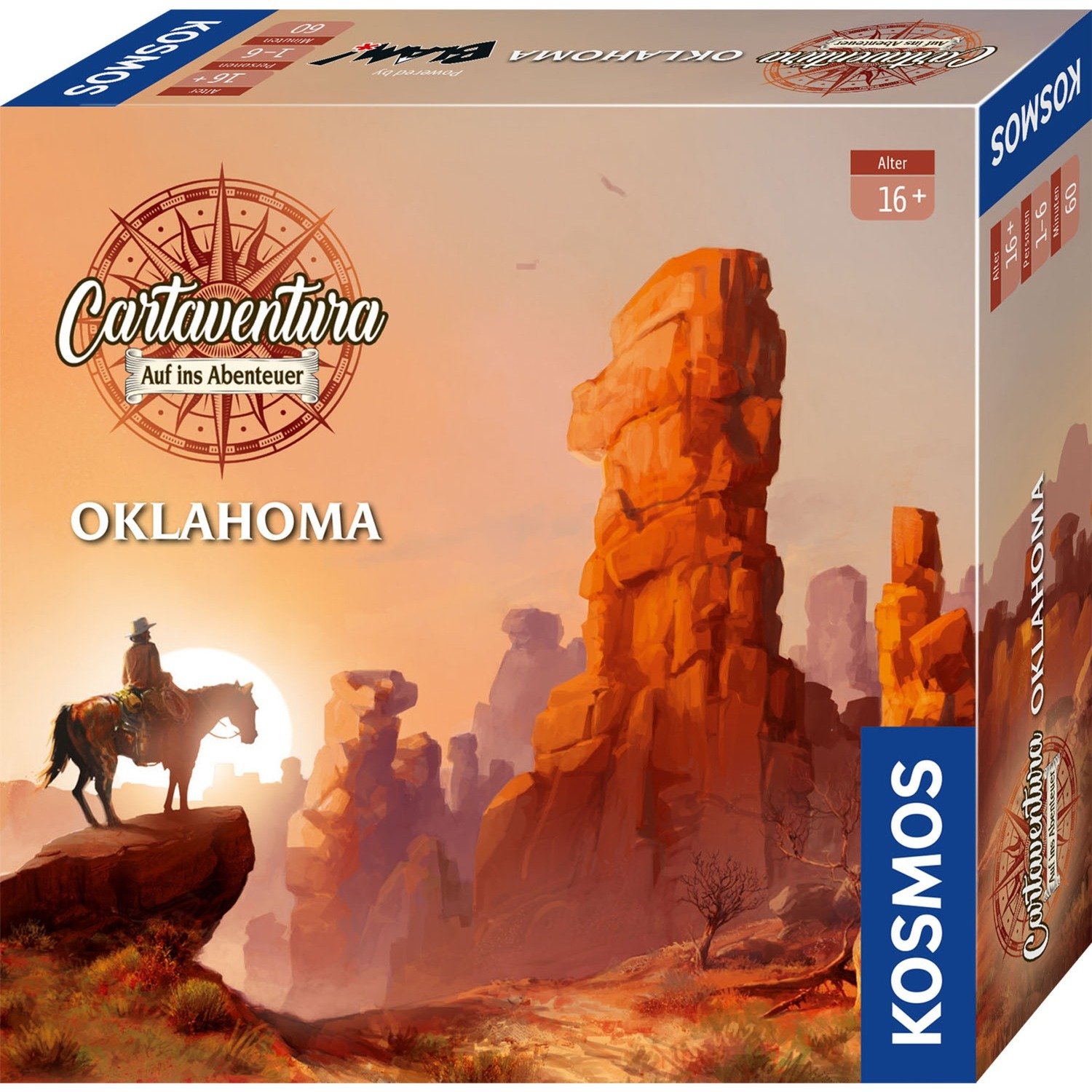 Cartaventura Oklahoma, Kartenspiel von Kosmos