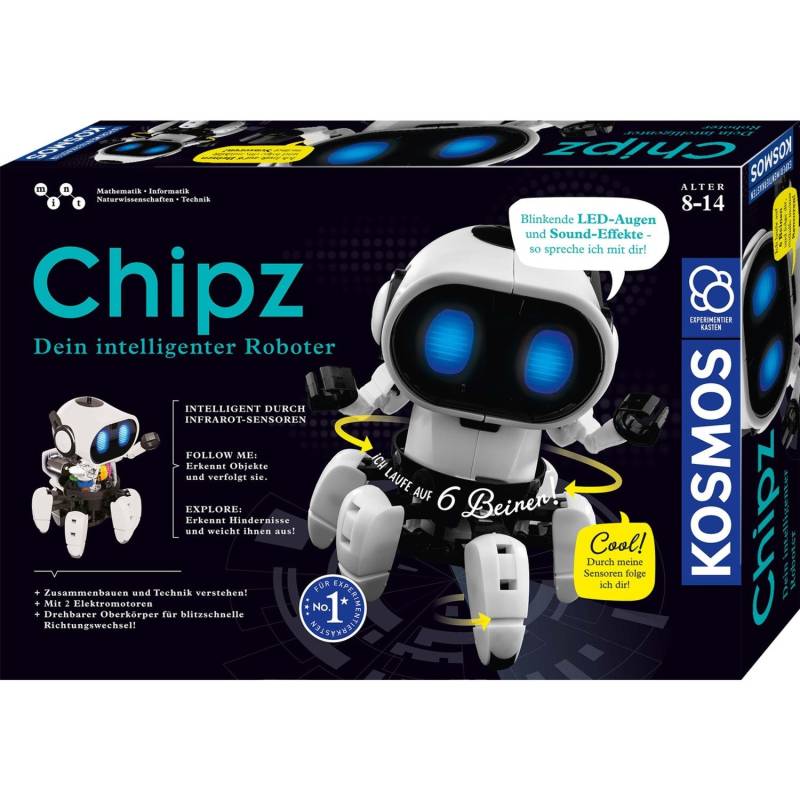 Chipz - Dein intelligenter Roboter, Experimentierkasten von Kosmos