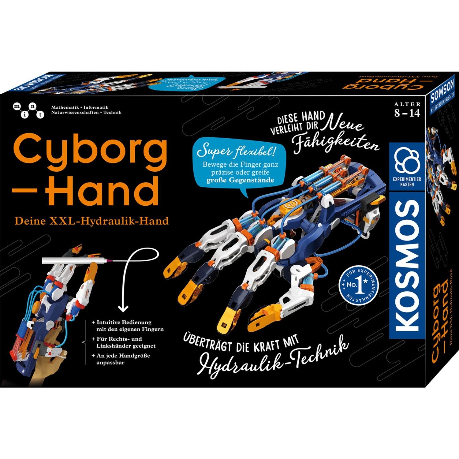 Cyborg-Hand, Experimentierkasten von Kosmos