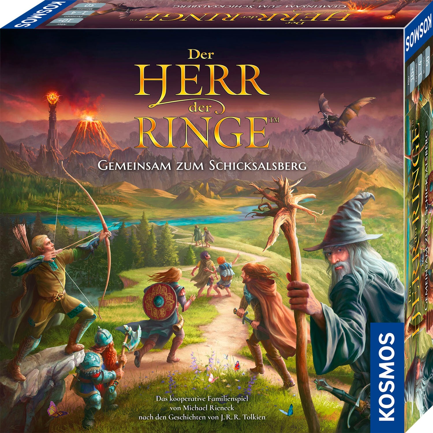 Der Herr der Ringe - Gemeinsam zum Schicksalsberg, Brettspiel von Kosmos