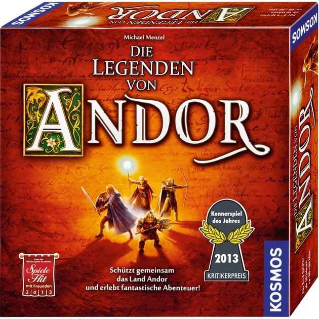 Die Legenden von Andor, Brettspiel von Kosmos
