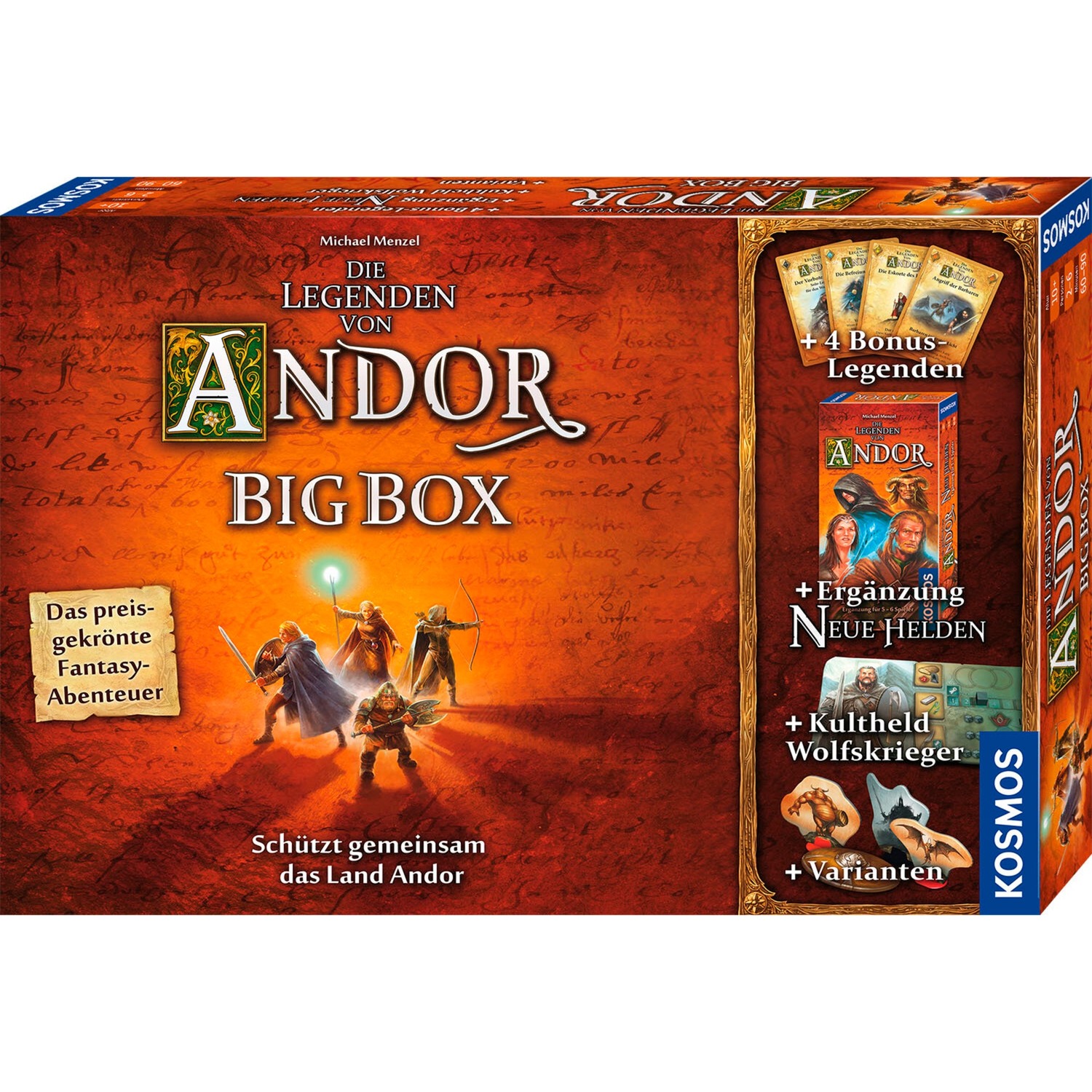 Die Legenden von Andor - Big Box, Brettspiel von Kosmos