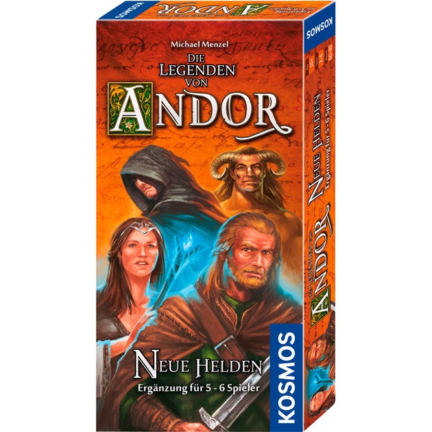 Die Legenden von Andor - Neue Helden 5-6 Spieler, Brettspiel von Kosmos