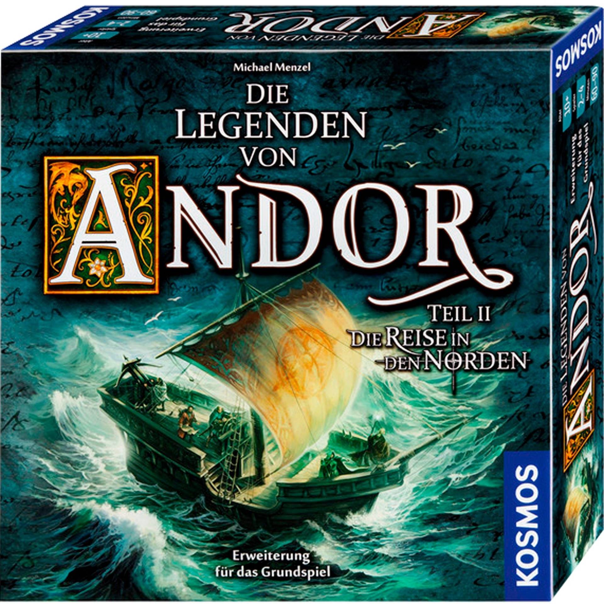 Die Legenden von Andor - Teil II: Die Reise in den Norden, Brettspiel von Kosmos