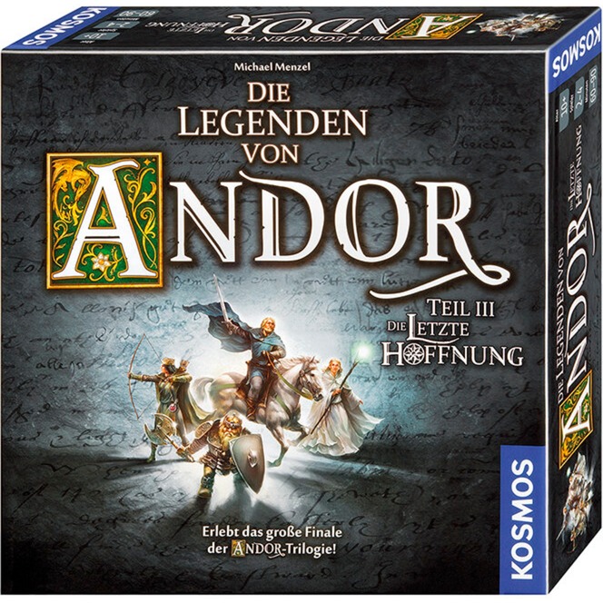 Die Legenden von Andor - Teil III: Die letzte Hoffnung, Brettspiel von Kosmos