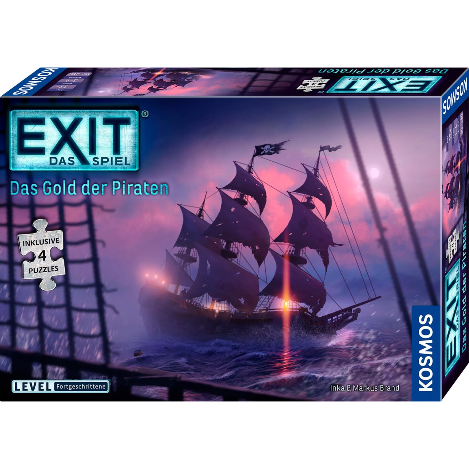 EXIT - Das Spiel + Puzzle - Das Gold der Piraten, Partyspiel von Kosmos