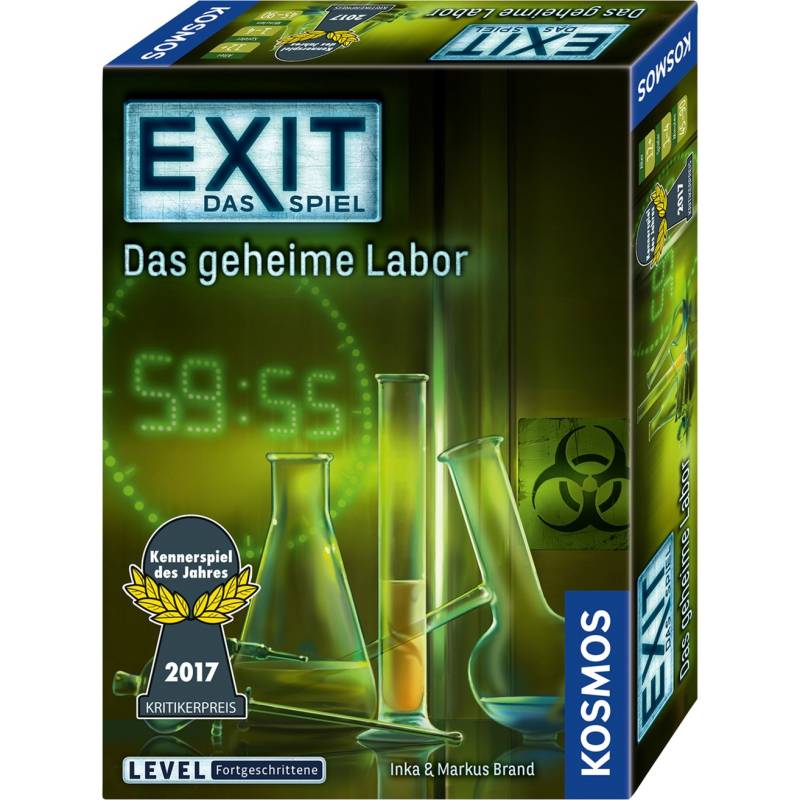 EXIT - Das Spiel - Das geheime Labor, Partyspiel von Kosmos