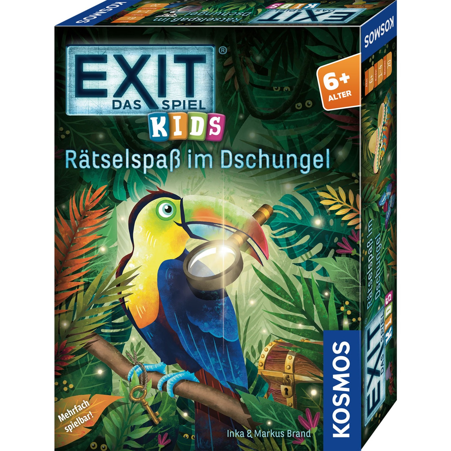 EXIT - Das Spiel Kids: Rätselspaß im Dschungel, Partyspiel von Kosmos