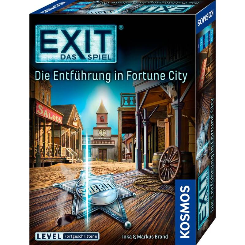 EXIT - Die Entführung in Fortune City, Partyspiel von Kosmos