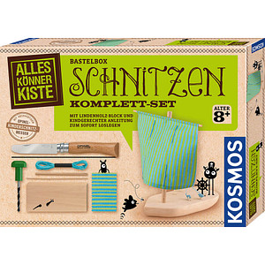 KOSMOS Bastelset Schnitzen Komplett-Set mehrfarbig KOSMOS Bastelset Schnitzen Komplett-Set mehrfarbig von Kosmos