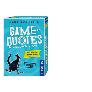 KOSMOS Game of Quotes - Verrückte Zitate Kartenspiel von Kosmos