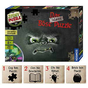KOSMOS KRIMI-PUZZLE Story Puzzle: Das kleine böse Puzzle Puzzle, 200 Teile von Kosmos