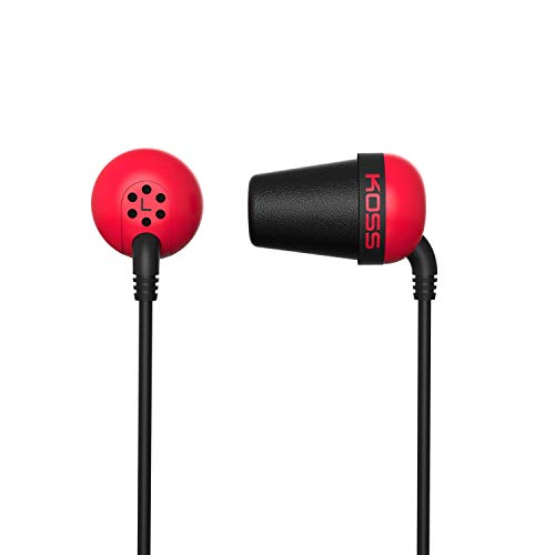 KOSS 185315 The Plug In-Ear Kopfhörer rot von Koss