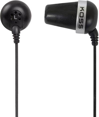 KOSS THE PLUG CLASSIC In Ear Kopfhörer kabelgebunden Schwarz von Koss
