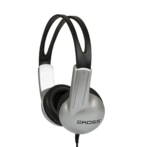 Koss UR10 Stereo Over-Ear Kopfhörer Kompatibel mit Smartphones, Laptops, Tablets und MP3 Geräten - Silber Koss UR10 Stereo Over-Ear Kopfhörer Kompatibel mit Smartphones, Laptops, Tablets und MP3 Geräten - Silber von Koss