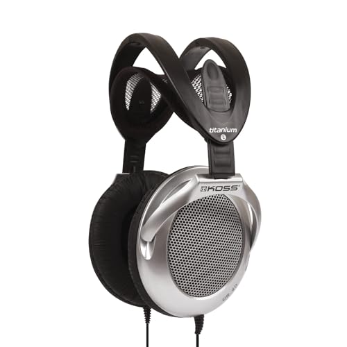 Koss UR40 Stereo On-Ear Leicht Kopfhörer Tragbar Faltbar Kompatibel mit iPhone, iPad und iPod, Android Smartphones, Tablets und MP3 Playern - Silber von Koss