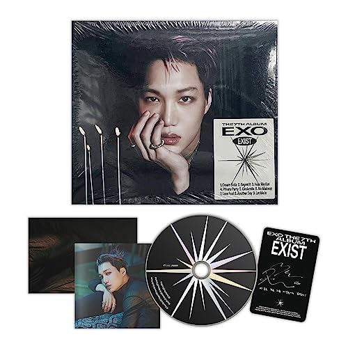 EXO - 7th Album [EXIST] (DIGIPACK Ver - KAI Ver.) Cover + Booklet + CD-R + Photo Card + Folded Poster + Poster + 4 Extra Photocards von KotiSIG