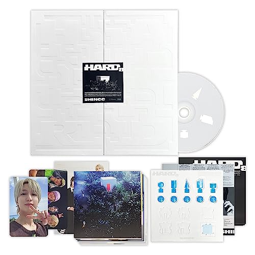 SHINee - 8th Album [Hard] (PLAY Ver.) Package + CD-R + Mini Poster + Lyrics Board + Assembly Toy + Photo Card + Group Photo Card + Rules Leaflet + Folded Poster + 4 Hologram Photocards von KotiSIG