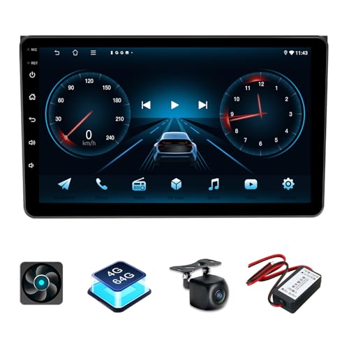 4+64GB Android Autoradio für Audi A4 B6 2000-2009 mit Wireless Carplay Android Auto, 9 Zoll Touchscreen Radio mit GPS WiFi Bluetooth FM RDS SWC AHD Rückfahrkamera+Canbus 4+64GB Android Autoradio für Audi A4 B6 2000-2009 mit Wireless Carplay Android Auto, 9 Zoll Touchscreen Radio mit GPS WiFi Bluetooth FM RDS SWC AHD Rückfahrkamera+Canbus von Kovanda