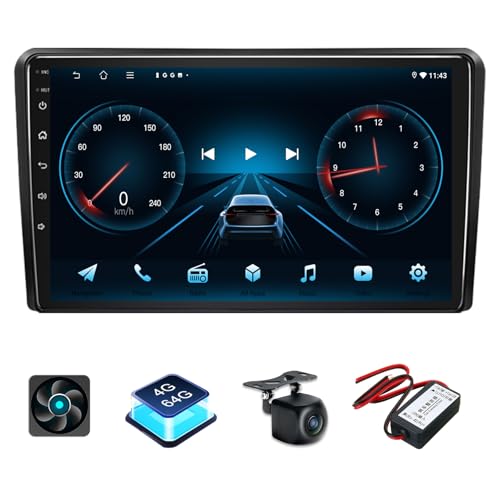 4GB+64GB Android Autoradio für Audi A3 8P 2003-2012 S3 2006-2012 RS3 2011-2012 Radio mit Apple CarPlay Android Auto 9" Bildschrim Bluetooth Auto Radio mit Navi Rückfahrkamera Freisprecheinrichtung von Kovanda