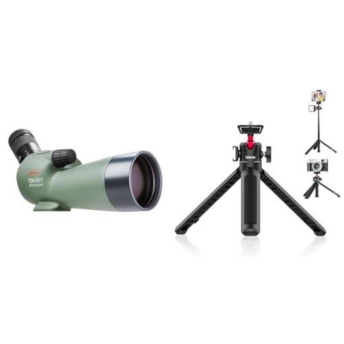 Kowa TSN 501 Spektiv & Mini Kamera Stativ, Desktop Vlogging Stativ mit 360° Kugelkopf 1/4 Schraube Cold Shoe Mount Kowa TSN 501 Spektiv & Mini Kamera Stativ, Desktop Vlogging Stativ mit 360° Kugelkopf 1/4 Schraube Cold Shoe Mount von Kowa