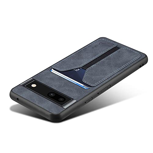Kowauri Schutzhülle für Google Pixel 8, PU-Leder, Brieftaschenformat, mit Kreditkartenschlitzen, ultradünn, Schutzhülle für Google Pixel 8 2023 (grau) von Kowauri