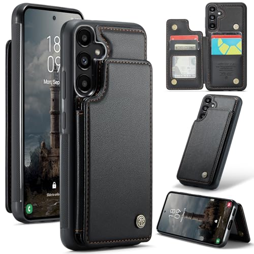 Kowauri Schutzhülle für Samsung Galaxy A16 5G, PU-Leder, Brieftaschen-Schutzhülle für Damen und Herren, mit RFID-blockierendem Kartenschlitz, Magnetverschluss, stoßfest, Schutzhülle für Samsung Galaxy Kowauri Schutzhülle für Samsung Galaxy A16 5G, PU-Leder, Brieftaschen-Schutzhülle für Damen und Herren, mit RFID-blockierendem Kartenschlitz, Magnetverschluss, stoßfest, Schutzhülle für Samsung Galaxy von Kowauri