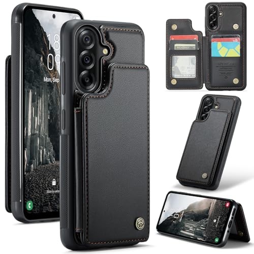 Kowauri Schutzhülle für Samsung Galaxy A36, PU-Leder, Brieftaschen-Schutzhülle für Damen und Herren, mit RFID-blockierendem Kartenschlitz, Magnetverschluss, stoßfest, Schutzhülle für Samsung Galaxy Kowauri Schutzhülle für Samsung Galaxy A36, PU-Leder, Brieftaschen-Schutzhülle für Damen und Herren, mit RFID-blockierendem Kartenschlitz, Magnetverschluss, stoßfest, Schutzhülle für Samsung Galaxy von Kowauri