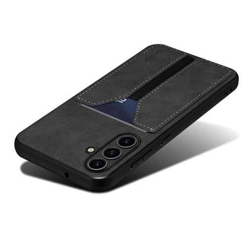 Kowauri Schutzhülle für Samsung Galaxy A36, PU-Leder, Brieftaschen-Schutzhülle mit Kreditkartenschlitzen, ultradünn, Schutzhülle für Samsung Galaxy A36 5G, Schwarz Kowauri Schutzhülle für Samsung Galaxy A36, PU-Leder, Brieftaschen-Schutzhülle mit Kreditkartenschlitzen, ultradünn, Schutzhülle für Samsung Galaxy A36 5G, Schwarz von Kowauri