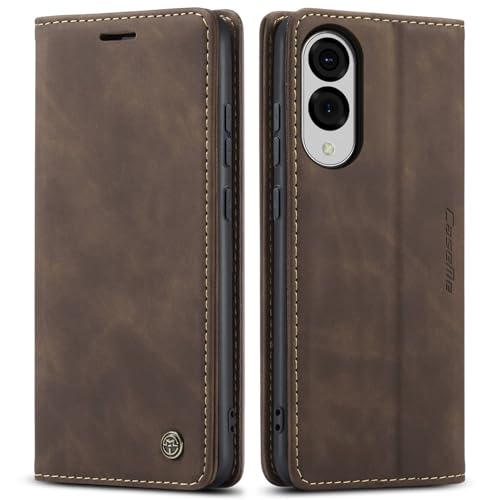 Kowauri Schutzhülle für Samsung Galaxy S25 Edge, klassisches Design, Leder, Brieftasche, Magnetverschluss, Klapphülle mit Ständer, Kartenhalter, stoßfest, Schutzhülle für Samsung Galaxy S25 Edge Kowauri Schutzhülle für Samsung Galaxy S25 Edge, klassisches Design, Leder, Brieftasche, Magnetverschluss, Klapphülle mit Ständer, Kartenhalter, stoßfest, Schutzhülle für Samsung Galaxy S25 Edge von Kowauri