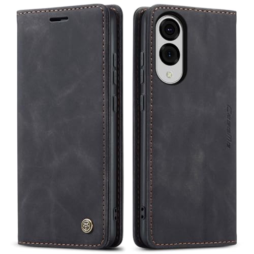 Kowauri Schutzhülle für Samsung Galaxy S25 Edge, klassisches Design, Leder, Brieftasche, Magnetverschluss, Klapphülle mit Ständer, Kartenhalter, stoßfest, Schutzhülle für Samsung Galaxy S25 Edge Kowauri Schutzhülle für Samsung Galaxy S25 Edge, klassisches Design, Leder, Brieftasche, Magnetverschluss, Klapphülle mit Ständer, Kartenhalter, stoßfest, Schutzhülle für Samsung Galaxy S25 Edge von Kowauri