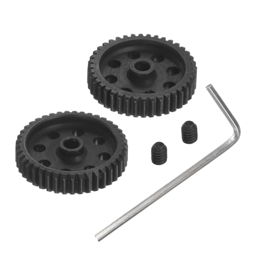 Kozelo 2 Stück 48DP Motorritzel-Set - [ 3,175 mm Bohrung x 40T 41T gehärtete Stahlzähne ] Motorritzel für RC Autos, Trucks, Buggys, mit Sechskantschlüssel von Kozelo