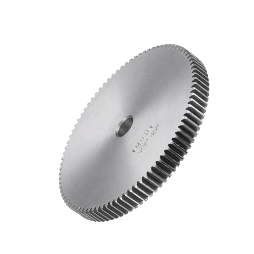Kozelo Mod 1 Gerades Stirnzahnrad 89 Zähne - [10mm Bohrung x 10mm Höhe] Stirnrad-Differentialmotorzahnrad für RC-Modellauto-Teile, Getriebe, 45# Stahl, Silberton von Kozelo
