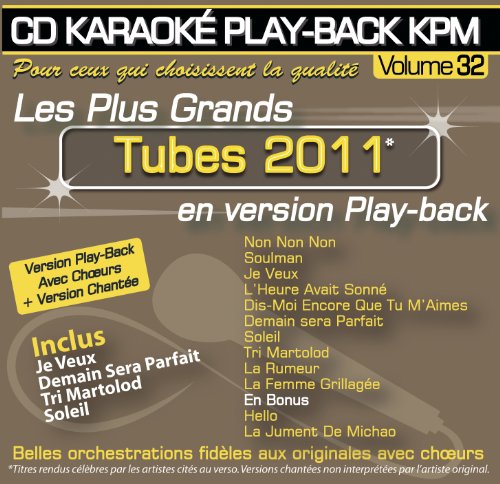 CD Karaoké Play-Back KPM Vol. 32 Tubes 2011 von Kpm Pro