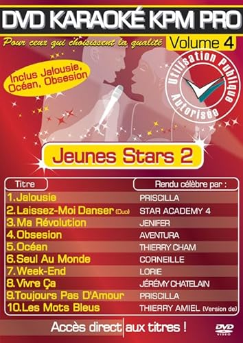 Karaoke Pro Vol.04 « Jeunes Stars 2 » [DVD-AUDIO] von Kpm