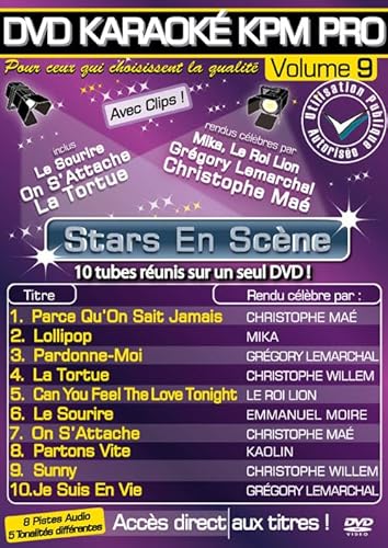 Karaoke Pro Vol.09 « Stars en Scène » [DVD-AUDIO] von Kpm