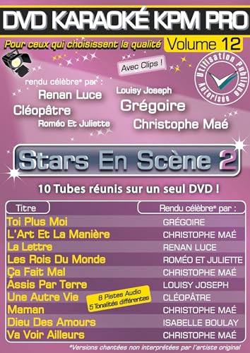 Karaoke Pro Vol.12 « Stars en Scène 2 » [DVD-AUDIO] von Kpm