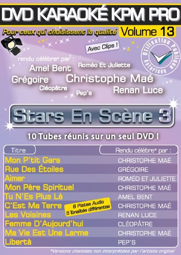 Karaoke Pro Vol.13 « Stars en Scène 3 » [DVD-AUDIO] von Kpm
