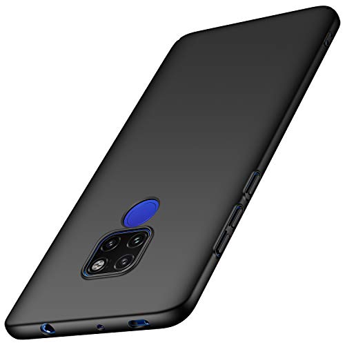 Kqimi Hülle für Huawei Mate 20 Ultradünne Leichte Matt Handyhülle Einfache Stoßfeste Kratzfeste Ganzkörper Hülle kompatibel mit Huawei Mate 20 (6.53'') 2018 (Schwarz) von Kqimi