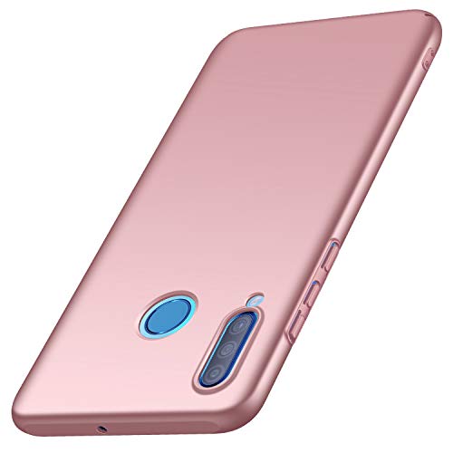 Kqimi Hülle für Huawei P30 Lite Ultradünne Leichte Matt Handyhülle Einfache Stoßfeste Kratzfeste Ganzkörper Hülle kompatibel mit Huawei P30 Lite (6.15'') 2019 (Rotgold) von Kqimi