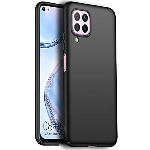 Kqimi Hülle für Huawei P40 lite Ultradünne Leichte Matte Handyhülle Einfache Stoßfeste Kratzfeste Ganzkörper Hülle kompatibel mit Huawei P40 lite (6.4") 2020 (schwarz) von Kqimi