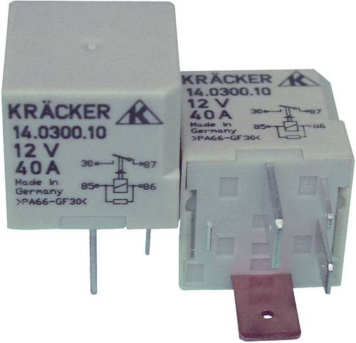 Kräcker 14.0300.10 Kfz-Relais 12 V/DC 70A 1 Schließer von Kräcker